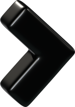 3D Arrow Drag Side Black png