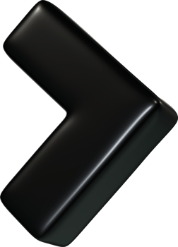 3D Arrow Drag Side Black png