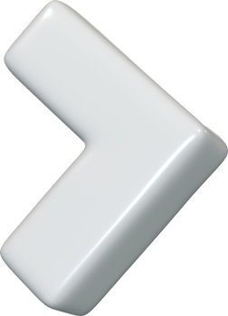 3D Arrow Drag Side White png