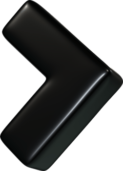 3D Arrow Drag Side Black png