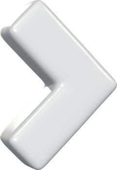 3D Arrow Drag Side White png