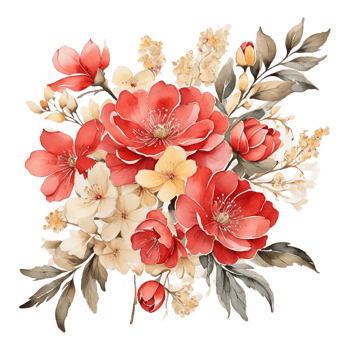 AI generated Abstract metallic flower design, Digital flower painting, Floral textile design, Flower Illustration,Embossed flower pattern, PNG flower images, Transparent decorative floral design