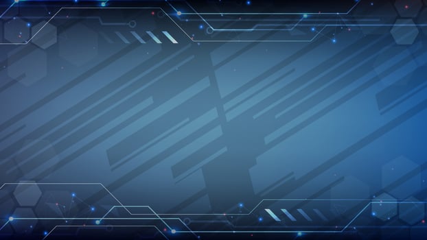 Gradient Digital technology background. Futuristic background for various design projects such as websites, presentations, print materials, social media posts vector