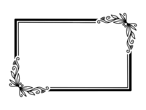 Hand Drawn Flower Sketch Line Art vector