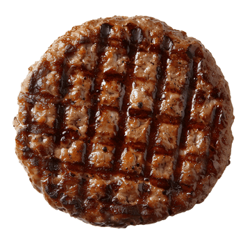 AI generated Grill burger patties Isolated on transparent background png