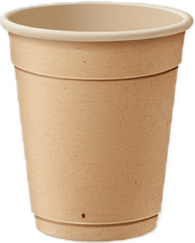 AI generated Disposable Paper Coffee Cup png