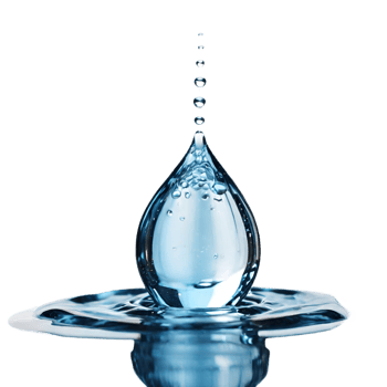 AI generated water drop png transparent background