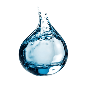 AI generated water drop transparent background png