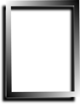 Rectangle black frame, Neon blank border png