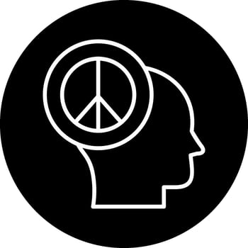 Peace Of Mind Vector Icon