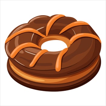 Cookies, confectionery. Vector illustration on a white background.