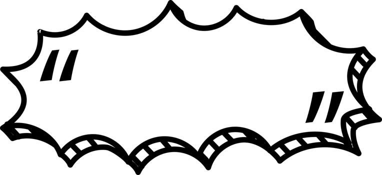3d black and white color speech bubble balloon icon sticker memo keyword planner text box banner, flat png transparent element design
