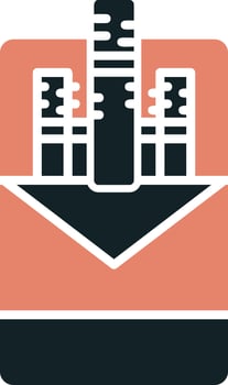 Cigarette pack Vector Icon