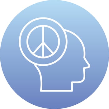 Peace Of Mind Vector Icon