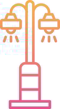 Streetlight Vector Icon