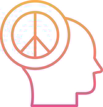 Peace Of Mind Vector Icon