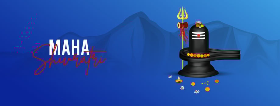 Happy Maha Shivratri vector