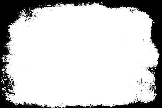 Grunge border texture background. Abstract frame overlay. PNG graphic illustration with transparent background.