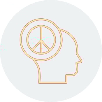 Peace Of Mind Vector Icon