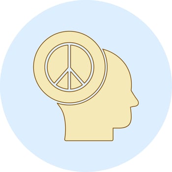 Peace Of Mind Vector Icon