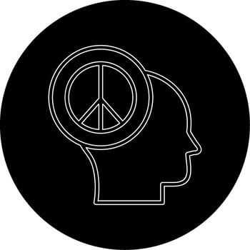 Peace Of Mind Vector Icon