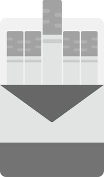 Cigarette pack Vector Icon