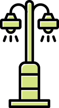 Streetlight Vector Icon