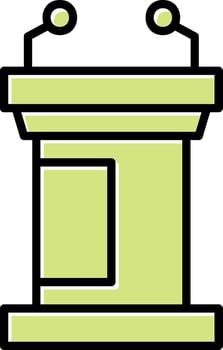 Podium Vector Icon