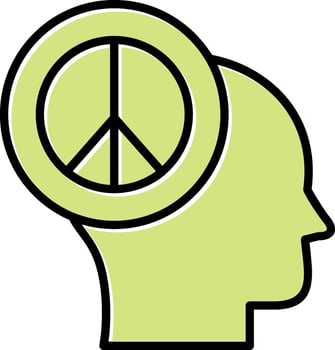 Peace Of Mind Vector Icon