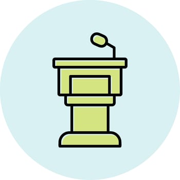 Podium Vector Icon