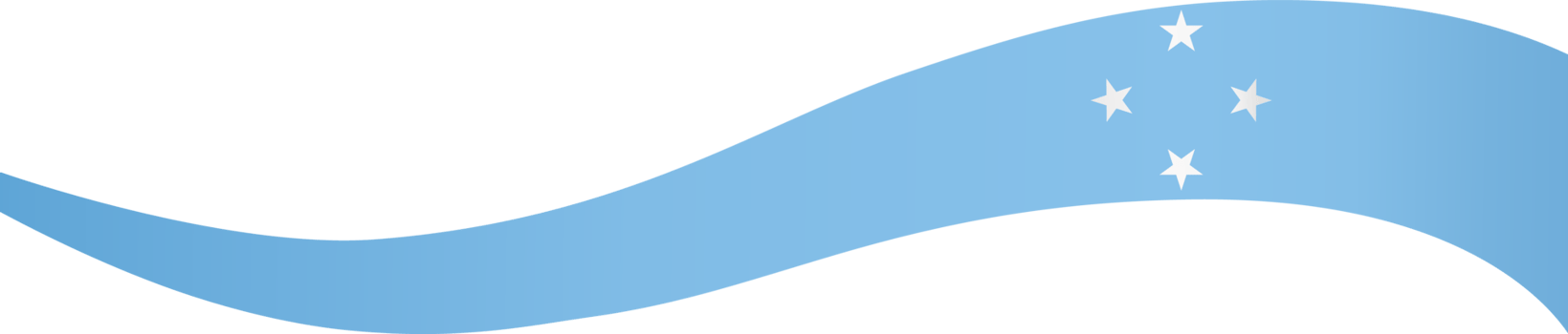 Micronesia flag wave png