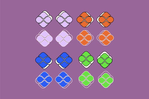 Set Vectors Icons Symbol Pix Payment Method Light Background