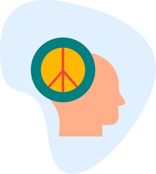 Peace Of Mind Vector Icon