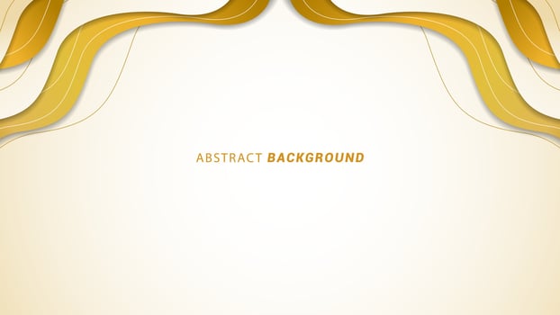 Vector illustration of a luxury abstract background with white and gold frames. Modern elegant background banner with lines.