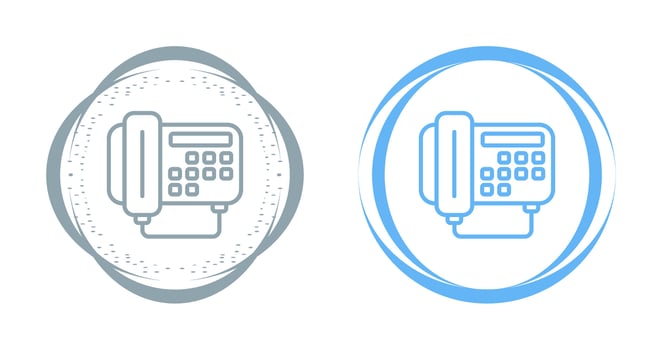 Fax Machine Vector Icon