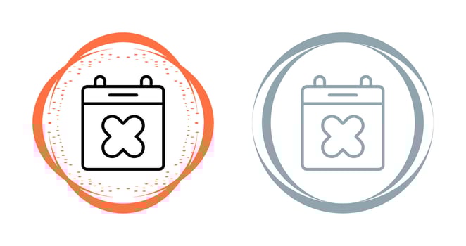 Calendar Xmark Vector Icon