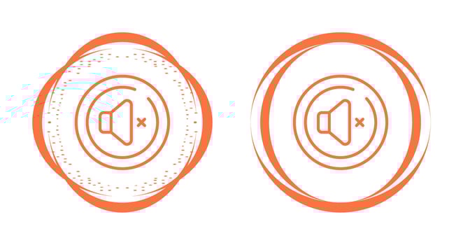 Mute Circle Vector Icon