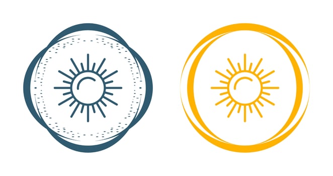Sun Vector Icon