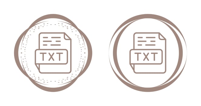 TXT Vector Icon