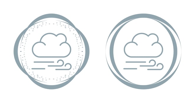 Windy Vector Icon