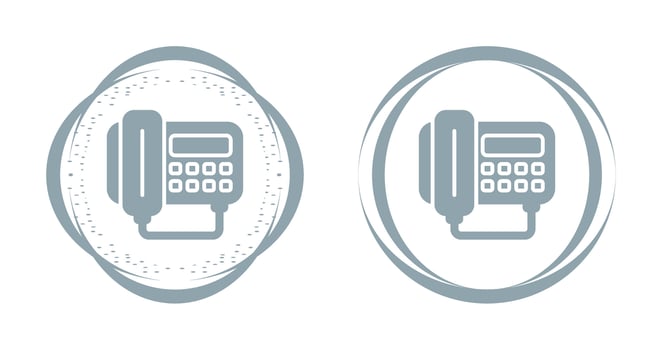 Fax Machine Vector Icon