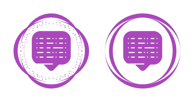 Morse Code Vector Icon