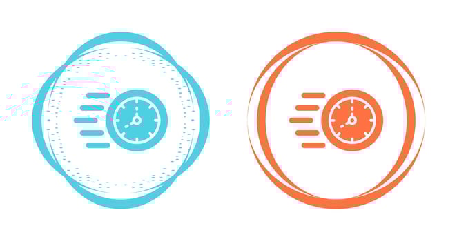 Time Fast Vector Icon