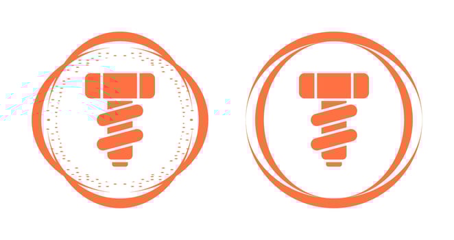 Screw Vector Icon