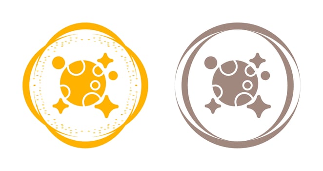 Moon And Stars Vector Icon