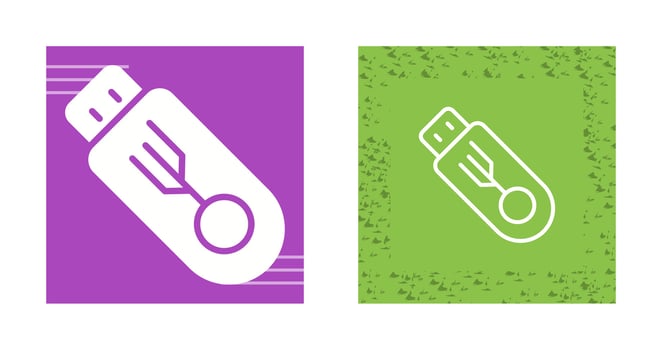 USB Flash Drive Vector Icon