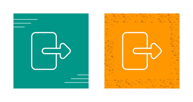 Exit Vector Icon