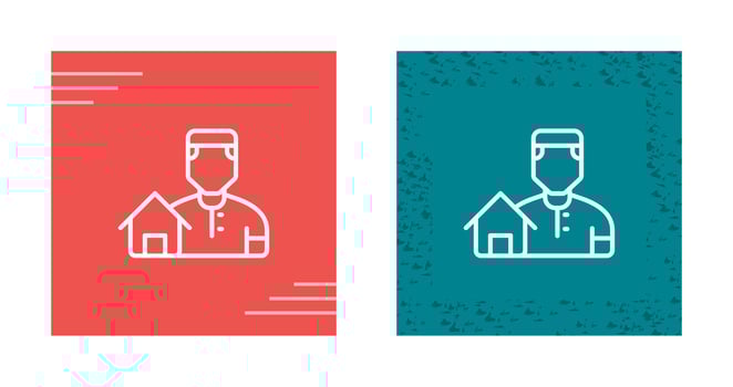 House Owner Vector Icon