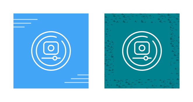 Video Record Circle Vector Icon