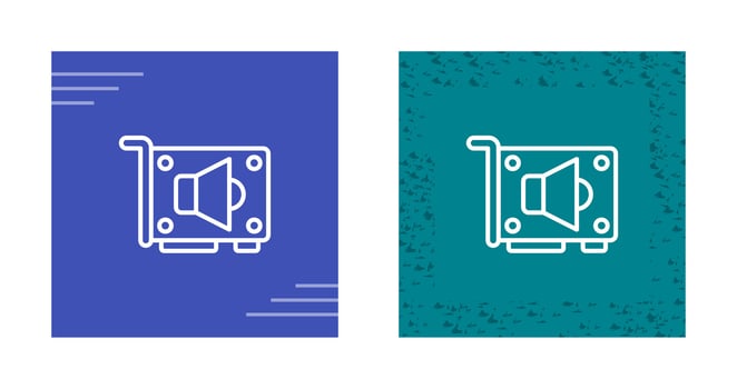 Sound Card Vector Icon